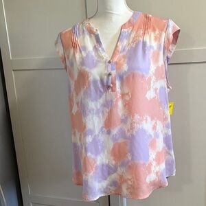 Candie's Pink and Purple Women's Blouse